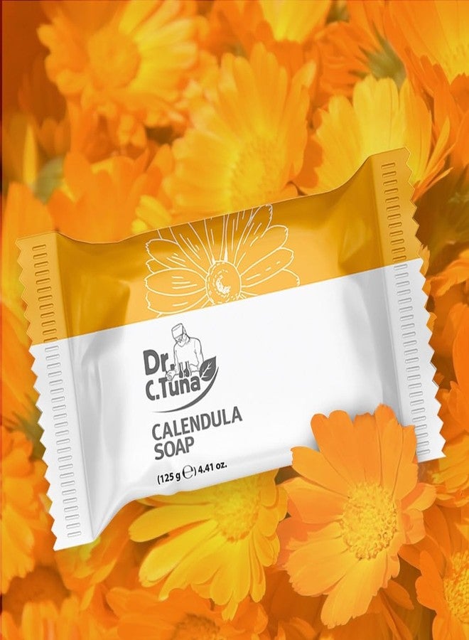FARMASi Dr. C. Tuna Calendula Soap, Soothes Dry, Hydrating Skin Care, Face & Body Soap 4,41 Fl Oz. - Image 4